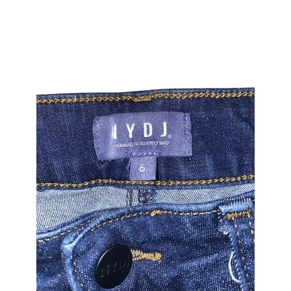 NYDJ Skinny Jeans Sz 6 Medium Wash Blue Denim EUC - Picture 5 of 7